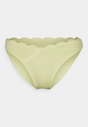 Hunkemöller SCALLOP HIGH LEG - Bikini apakšdaļas - yellow