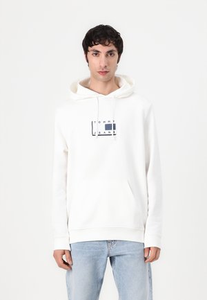 FLAG HOODIE - Sudadera - ecru