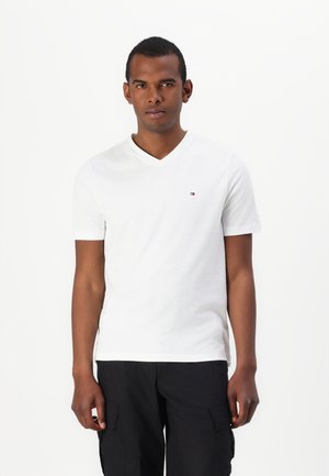 Tommy Hilfiger ESSENTIAL V NECK TEE - T-shirt basic - white