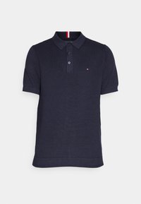 Tommy Hilfiger CHAIN RIDGE STRUCTURE  - Poloshirts - desert sky