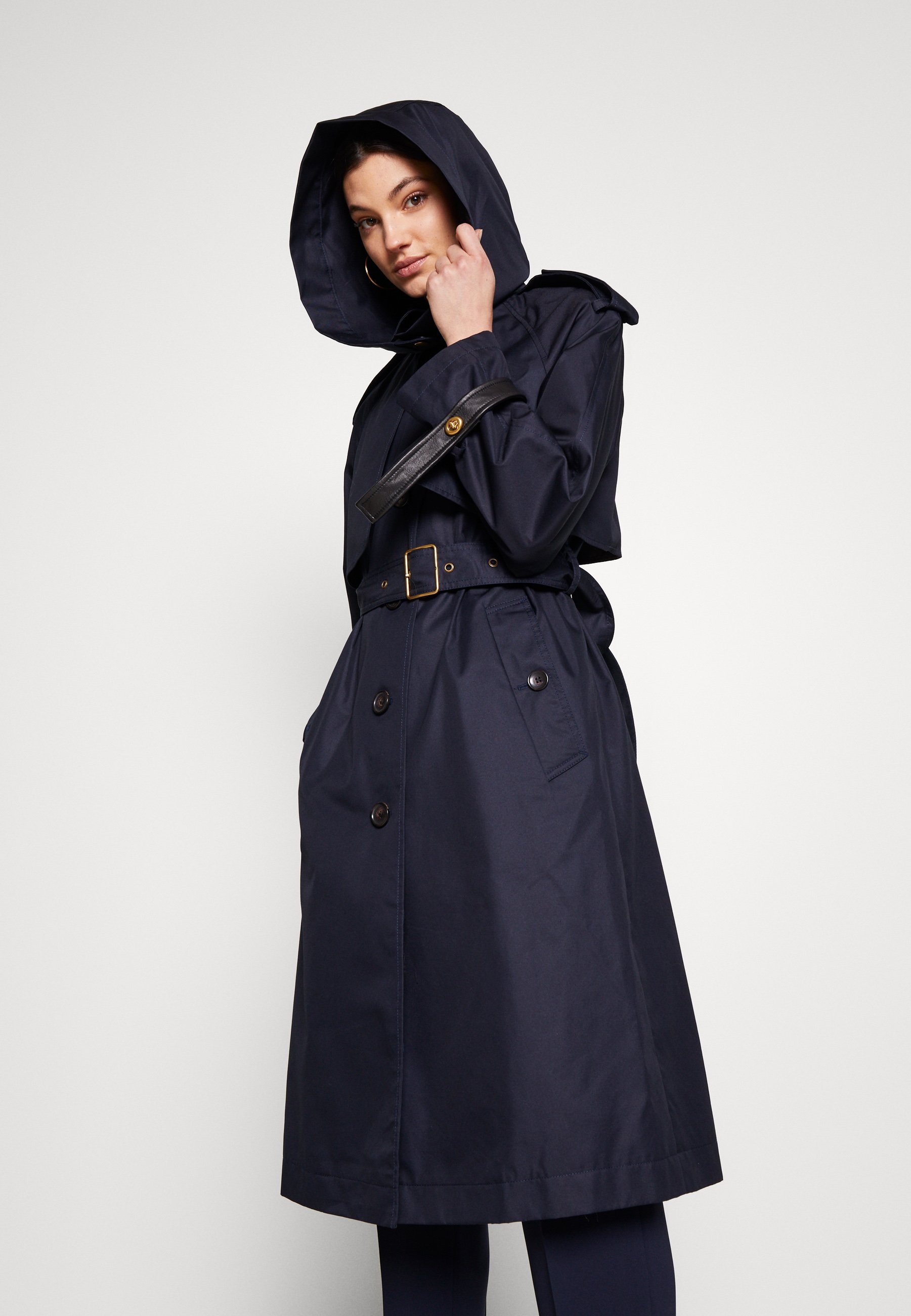 Coach HOODED - Gabardina - raven blue/azul marino - Zalando.es