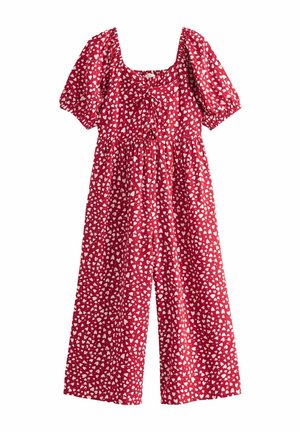 Next PRINTED - Tuta jumpsuit - red hearts