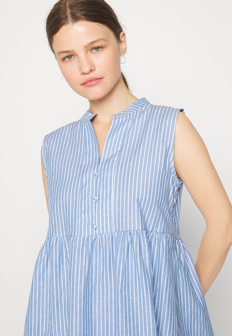 Damen Freizeitkleider | ONLY Petite ONLANNA DRESS ABOVE KNEE Blusenkleid cloud dancer/medium denim blue/weiß - YZ43950 Damen Freizeitkleider | ONLY Petite ONLANNA DRESS ABOVE KNEE Blusenkleid cloud dancer/medium denim blue/weiß - YZ43950