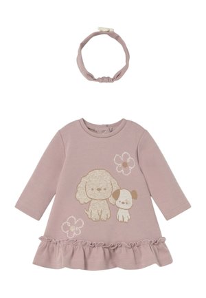 CON DIADEMA RECIÉN NACIDA - Vestido informal - rosa