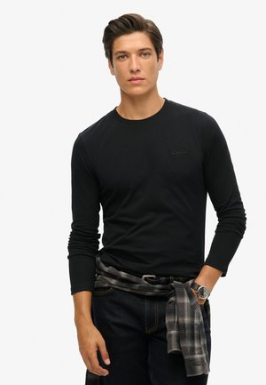Superdry & Co VINTAGE LOGO - Maglietta a manica lunga - black