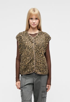 PCKATTY VEST - Γιλέκο - brown