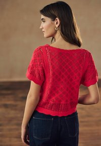 Next SHORT SLEEVE REGULAR FIT - Pusero - red