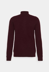 pure cashmere MEN TURTLE NECK SWEATER - Camisola - burgundy