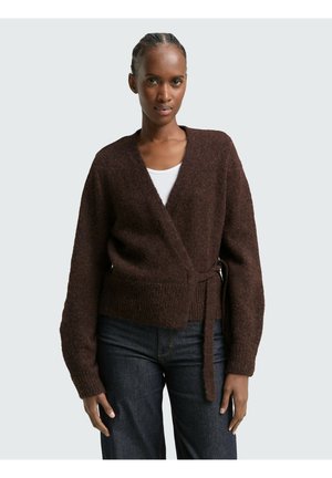 Vest - soft chocolate brown melange