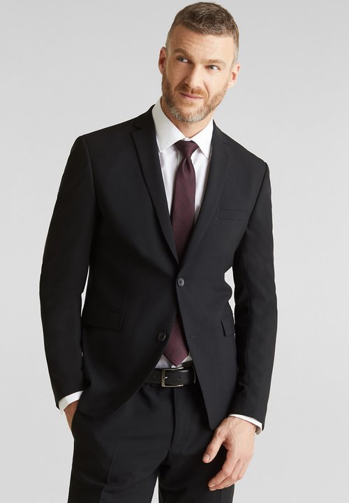 Veste De Costume Homme BRICE – Taille 54 – Gris/Noir – État Très Bon