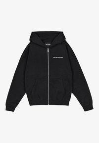 DUBOSE OVERSIZED JACKET - Športna jopa s kapuco na zadrgo - vintage black