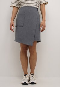 Kaffe EDEN  - Suknja A kroja - grey melange