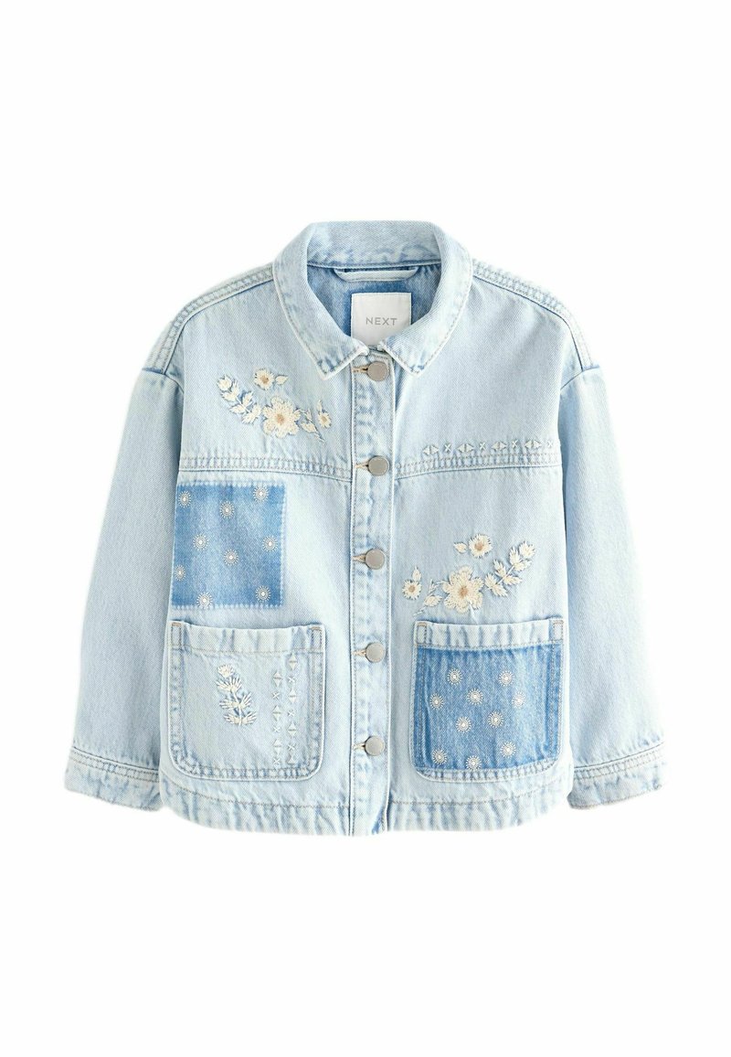 Next - EMBROIDERED PATCH REGULAR FIT - Džínová bunda - mid blue, Zvětšit