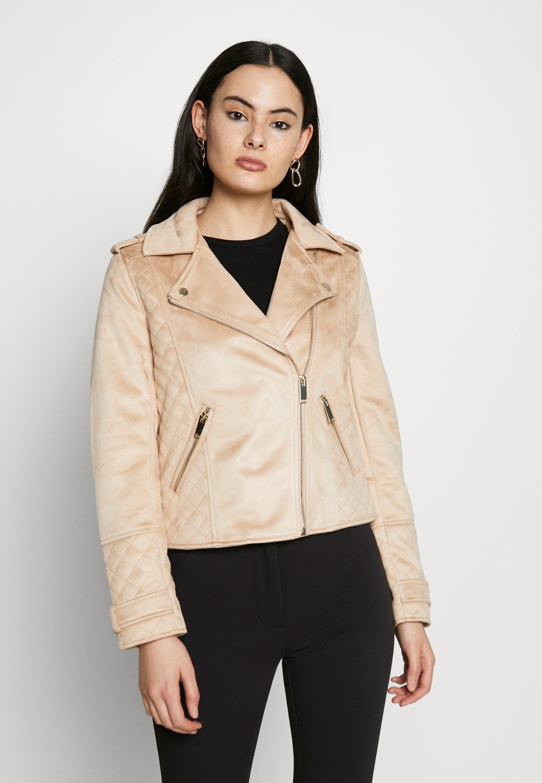 River Island Imitert skinnjakke sand Zalando.no River Island Imitert skinnjakke tan Zalando.no