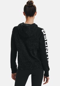 Under Armour Felpa con cappuccio - black