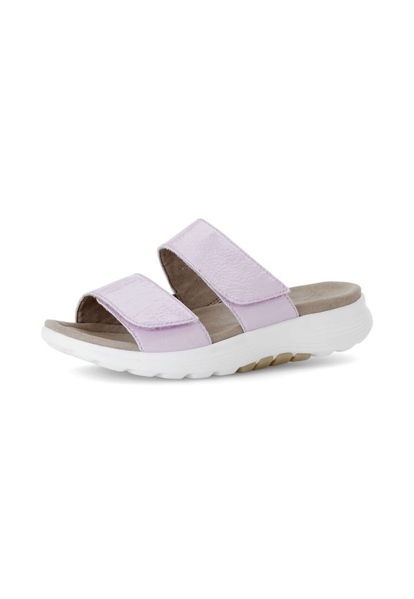 Pantolette flach - lilac micro