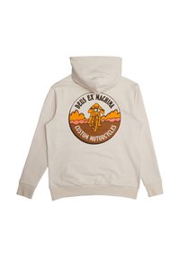 Deus Ex Machina MAX SPEED BOX FIT - Jersey con capucha - dirty white