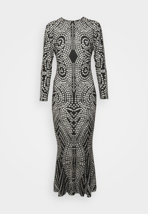 LONG SLEEVE CREW FISHTAIL DRESS TO MIDCALF - Sukienka z dżerseju