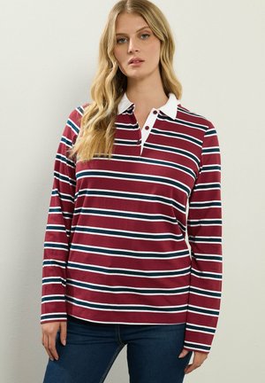 LONG SLEEVE  - Piké - dark red