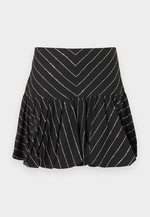 Mini skirt - noir/blanc