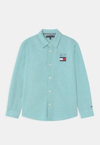 Tommy Hilfiger FLAG OXFORD - Camicia - ocean tide