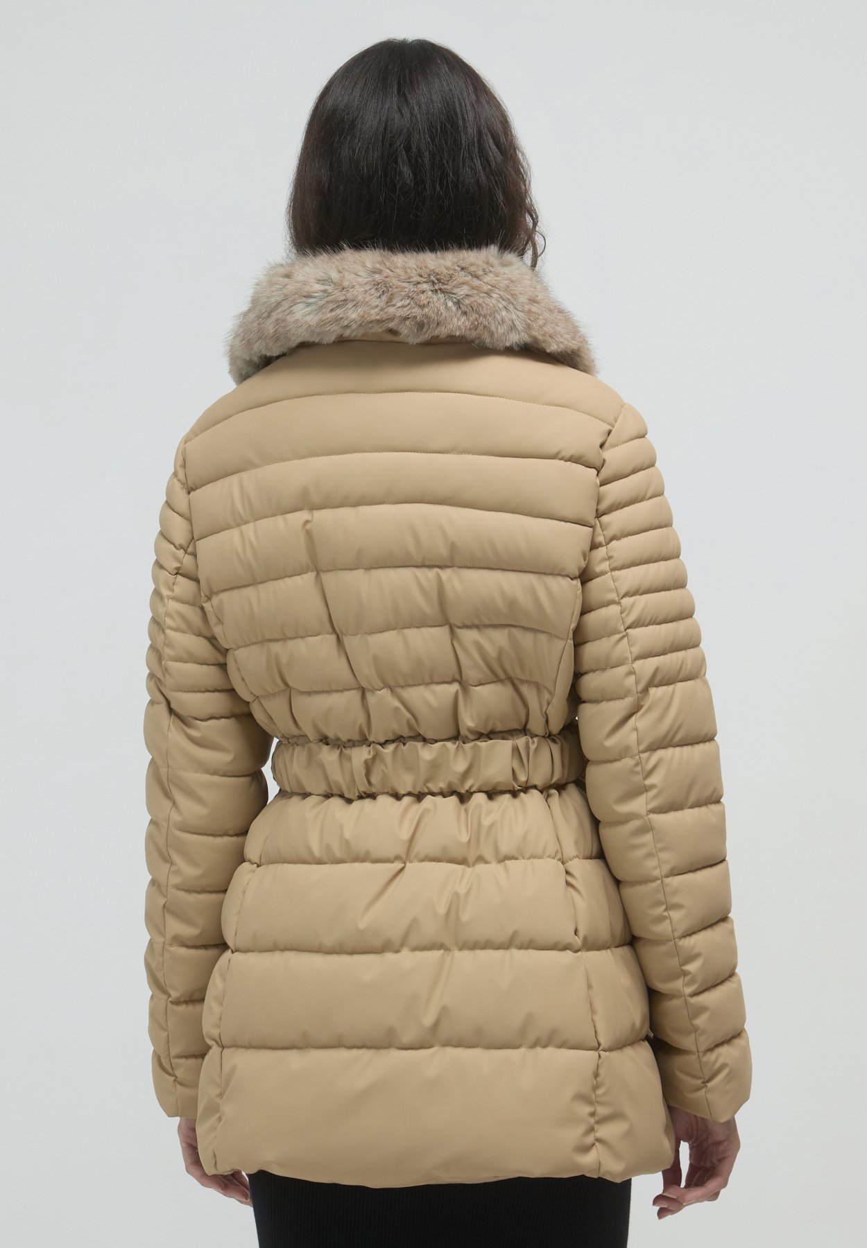 Calliope MATELASSÉE À EFFET - Winter coat - beige - Zalando