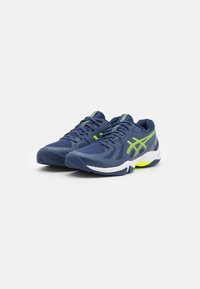 ASICS BLADE - Boty na házenou - blue expanse/safety yellow