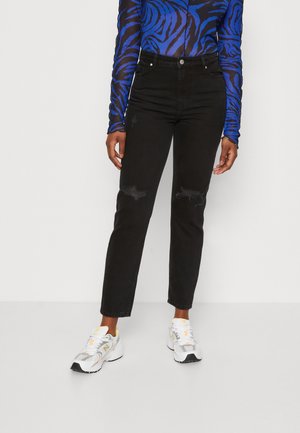 ONLY ONLJAGGER MOM - Prigludę džinsai - washed black