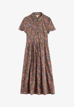 Seasalt Cornwall, SEASALT CORNWALL MAINLAND DRESS - Blousejurk - green - plant cuttings fern moss