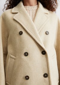 Marc O'Polo LAPEL COLLAR WELT POCKETS - Klassischer Mantel - blushed camel