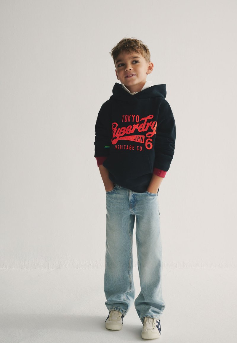 Superdry & Co OLDER LOGO - REGULAR FIT - Luvtröja - navy