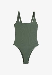 Ausgewählt, khaki green rib