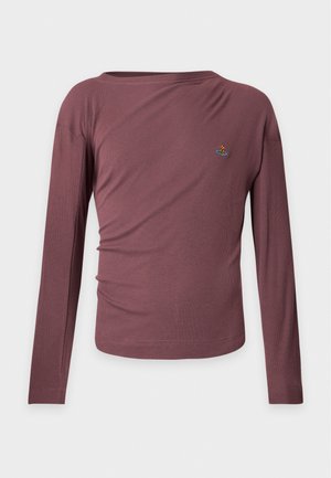 Vivienne Westwood, HEBO - Bluză cu mânecă lungă - oxblood red