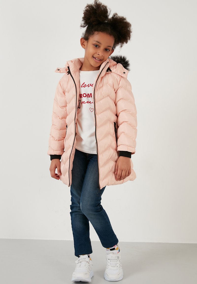 LELA REGULAR FIT - Žieminis paltas - powder pink