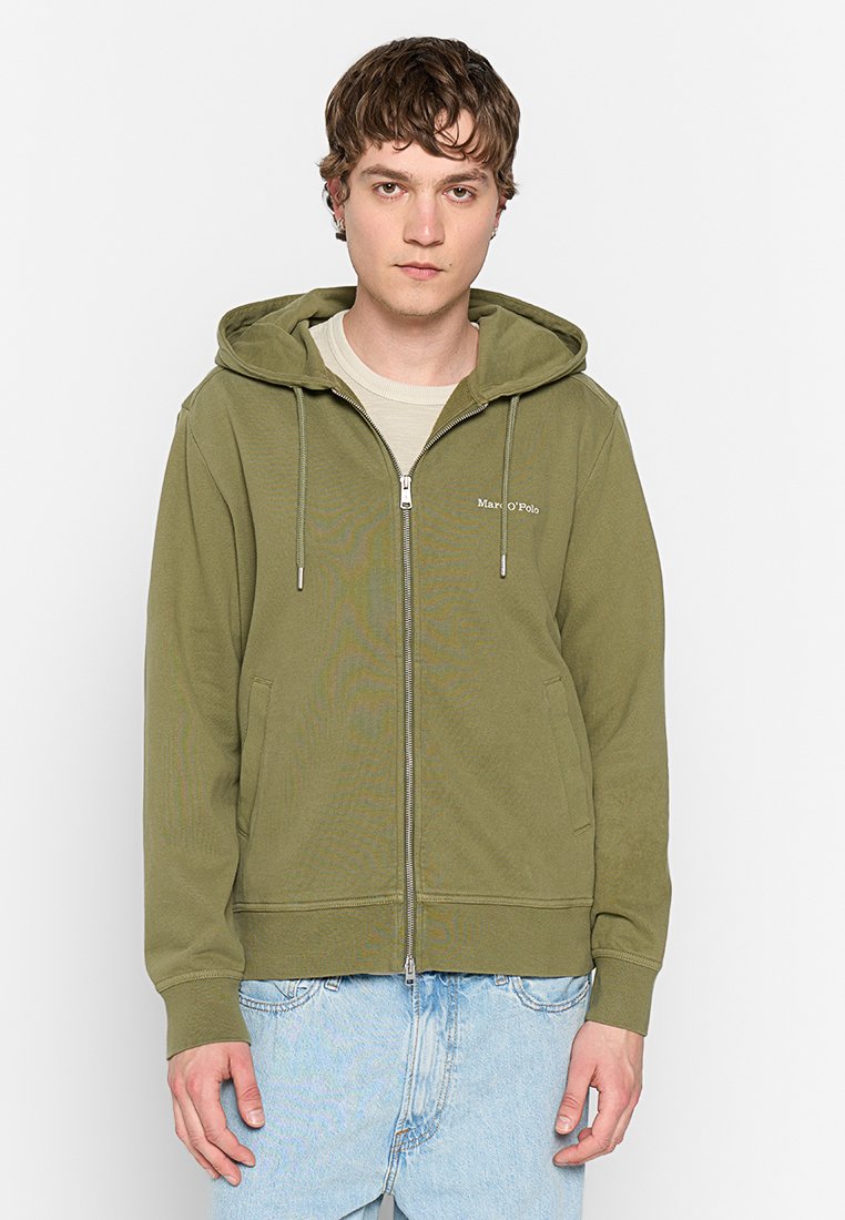 Marc O’Polo Sweater met rits olijfgroen Marc O’Polo Sweater met rits olijfgroen