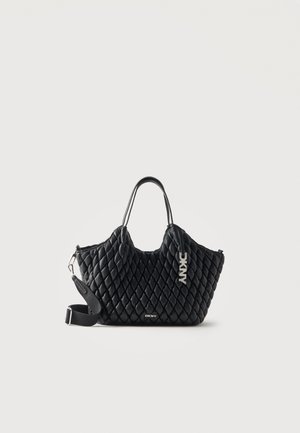 DKNY, PAULA - Cabas - black/silver-coloured