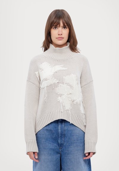 Dondup ROLL NECK - Trui - beige