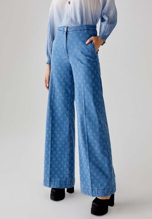Jeans a zampa - blu denim