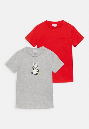 B-PACK 2PCS - Print T-shirt - flame scarlet