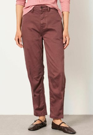 FatFace, PETITE FIT - CHINO TAPERED TROUSERS - Trousers - plum purple
