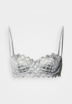 LAMINE EMBROIDERY BRA - Balconette tipa krūšturis - silver-coloured