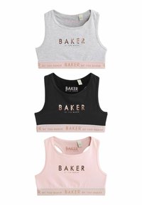 Baker by Ted Baker CROP 3 PACK - REGULAR FIT - Top - black grey pink