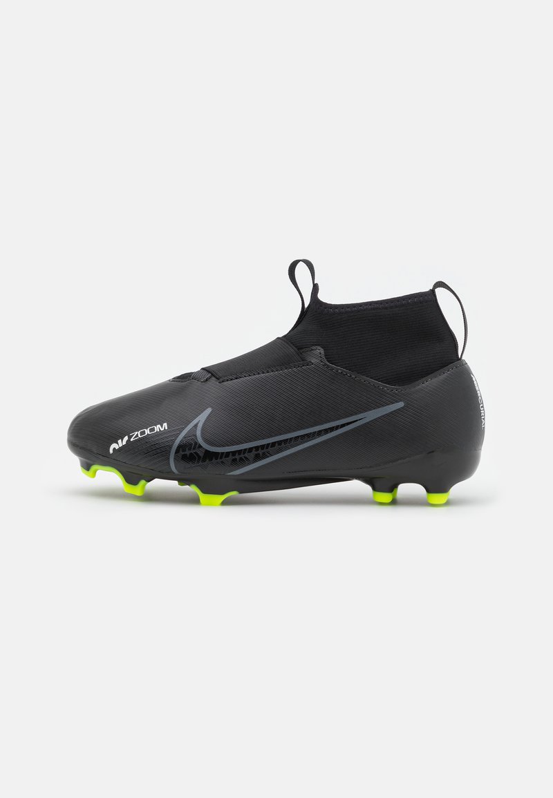 Nike Performance - JR MERCURIAL 9 ACADEMY MG UNISEX - Chaussures de foot à crampons - black/dark smoke grey/summit white/volt, Agrandir