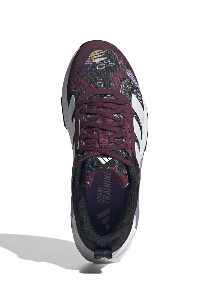 adidas Performance DROPSET CONTROL - Training shoe - amazon red ftwr white  violet fusion/red - Zalando.co.uk