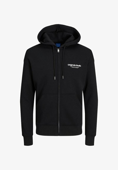 JORVESTERBRO HOOD - Sweat zippé - black