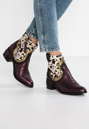 Gioseppo Bottines de cowboy / motard - bordeaux