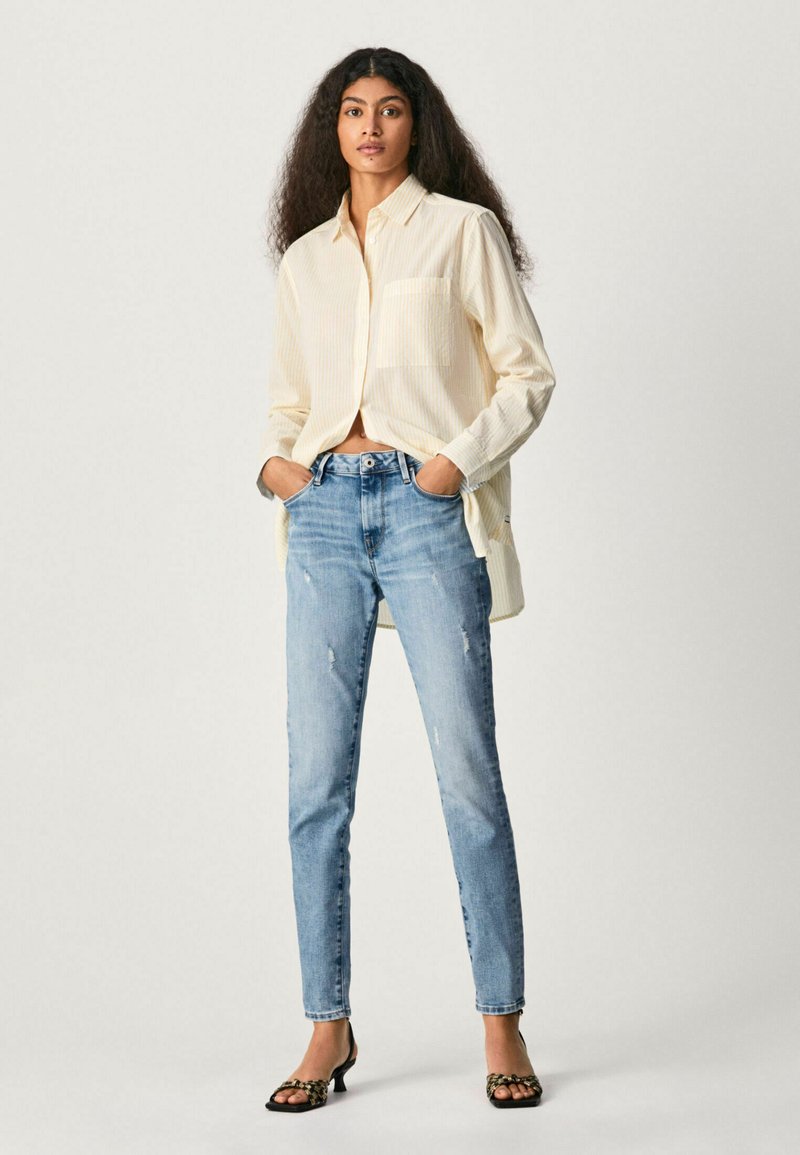 Pepe Jeans Slim fit jeans blauw denim/bluedenim Pepe Jeans Slim fit jeans blauw denim/bluedenim