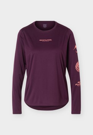 ASICS, FUJITRAIL LOGO - Top s dlhým rukávom - dark aubergine