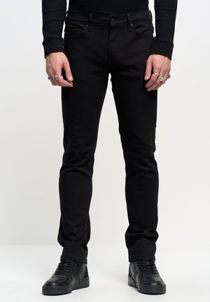 TERRY - Jeans Straight Leg - metallicschwarz