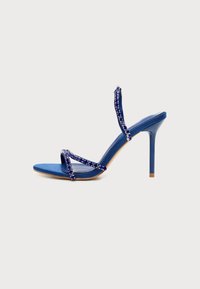 Ikke valgt, blue satin